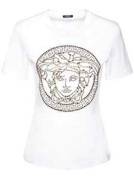 versace t shirt saldi donna|1st copy versace shirt men.